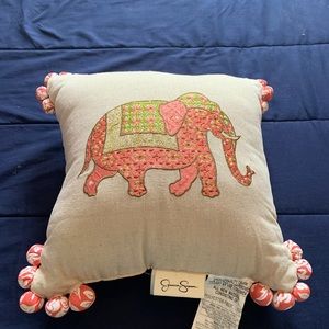 Jessica Simpson Elephant throw pillow